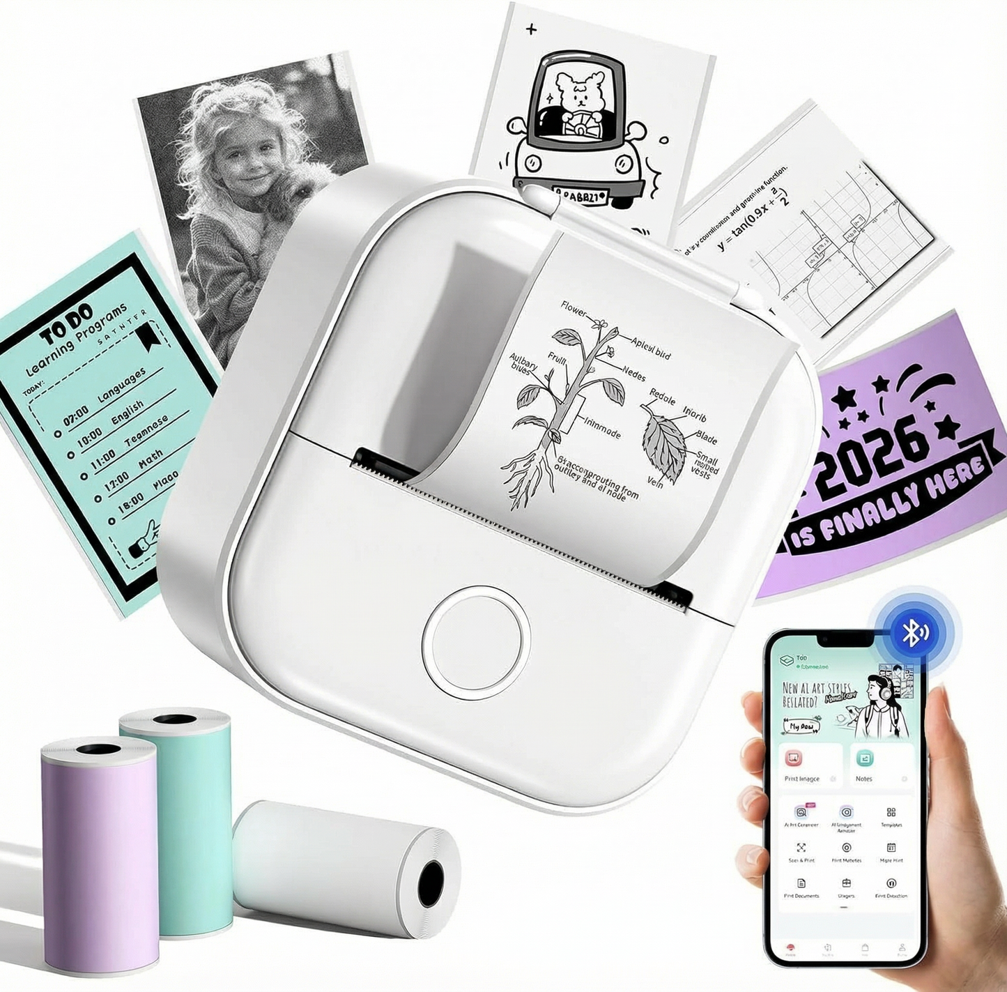Lesuri™ - Portable Mini Printer